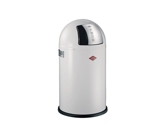 Mülleimer PUSHBOY weiß