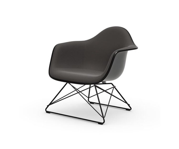 EAMES Plastic Loungechair LAR grey Armchair
