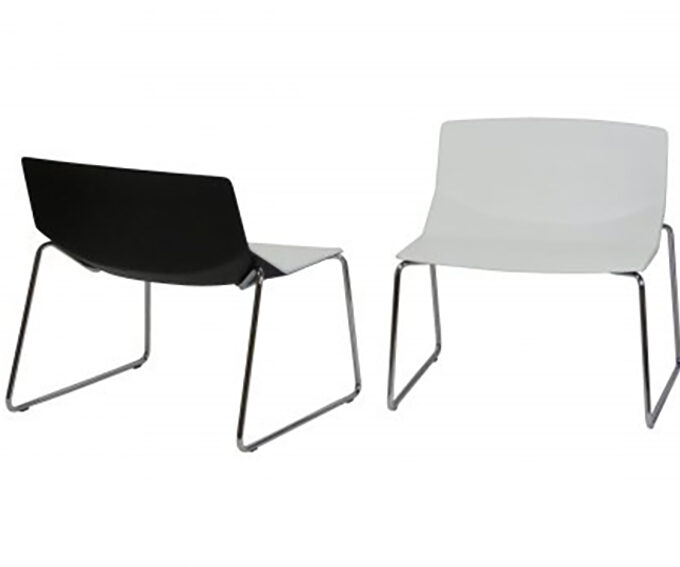 Armchair FAST white/black